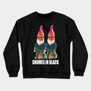 Gnomes in Black Crewneck Sweatshirt